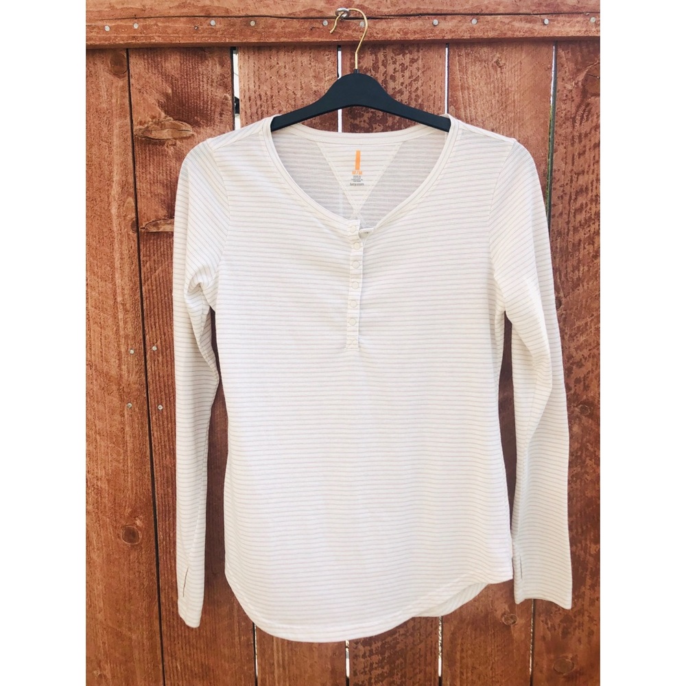 Lucy : striped long sleeve TUMBHOLE top